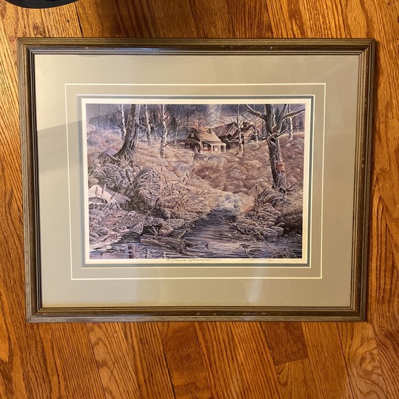 Dick Bailey Painting with frame - Picture 1 of 8